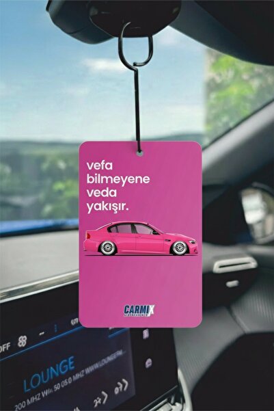 PROMOSYONİK Vefa Bilmeyene Veda Yakışır Tasarımlı Oto Kokusu
