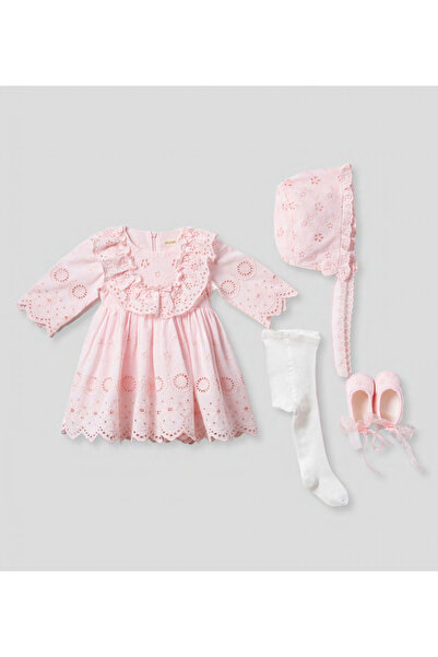 Pugi Baby Baby Girl Stylish Lace Mevlüt / Special Occasion Dress