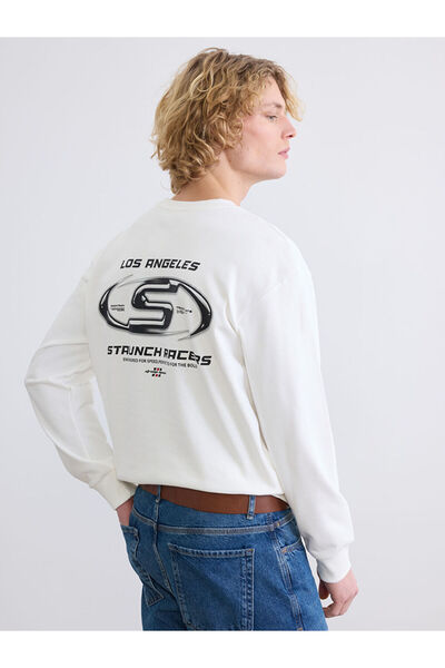 LC Waikiki Sweatshirt pentru bărbați cu imprimeu Sparkly Choices Zero Roba de...