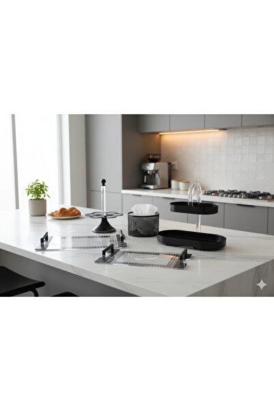 Generic An elegant hospitality set including a dessert stand, serving trays, ...