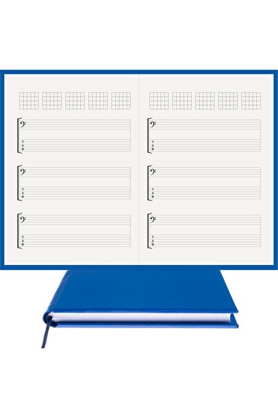 BİDEFTER Guitar Notepad – Fa and Tab Key, Tuned - 100% Handmade, 2026 Collect...