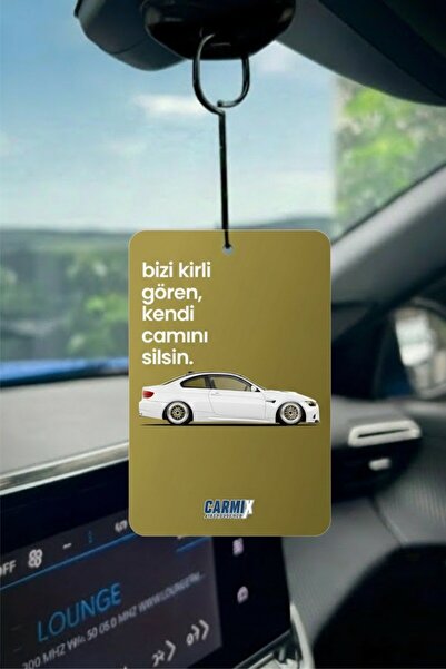 PROMOSYONİK Bizi Kirli Gören Kendi Camını Silsin Tasarımlı Oto Kokusu