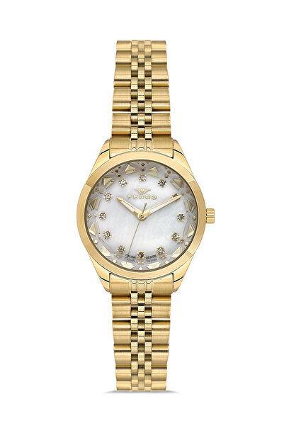 FERRO Yellow Steel Cord Women Wrist Watch Fl21741Awt-B 3Atm Water Resistant 2...