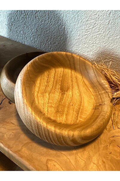 Carveni Natural Wooden Presentation Bowl Snack Bowl Set of 3 Chestnut 16cm