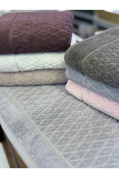 Nurpak 50x90 Fulya Organik Pamuk 6'lı Havlu Seti