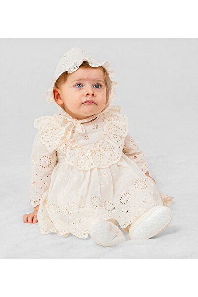 Pugi Baby Baby Girl Stylish Lace Mevlüt / Special Occasion Dress