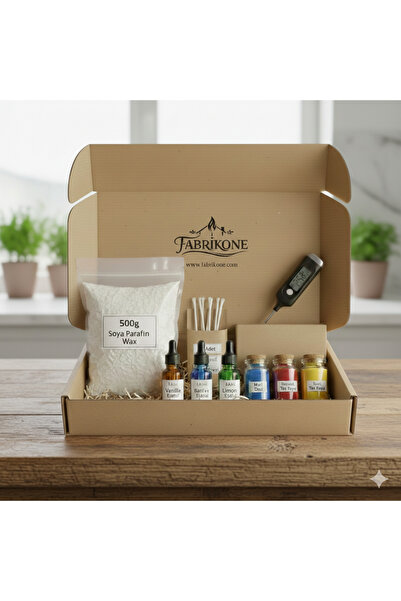 Fabrikone Soya Parafini Hobi Seti - 500 Gr