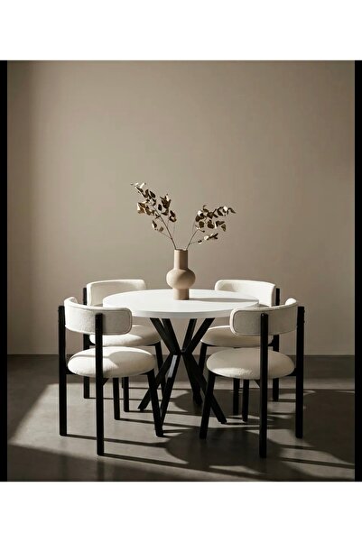 ROYALİSA TABLE CHAİR ROYALİSA NOVA 4 KİŞİLİK MUTFAK MASA SANDALYE TAKIMI