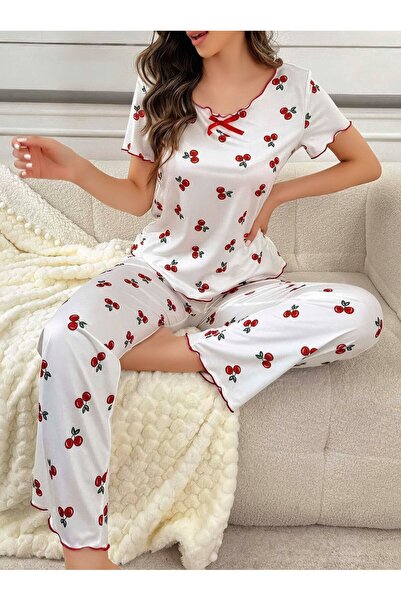 Redsaks Cherry Pattern Pajama Set
