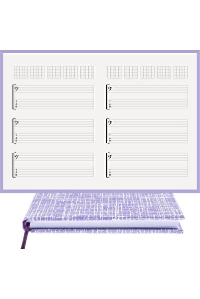 BİDEFTER Guitar Notepad – Fa and Tab Key, Tuned - 100% Handmade, 2026 Collect...
