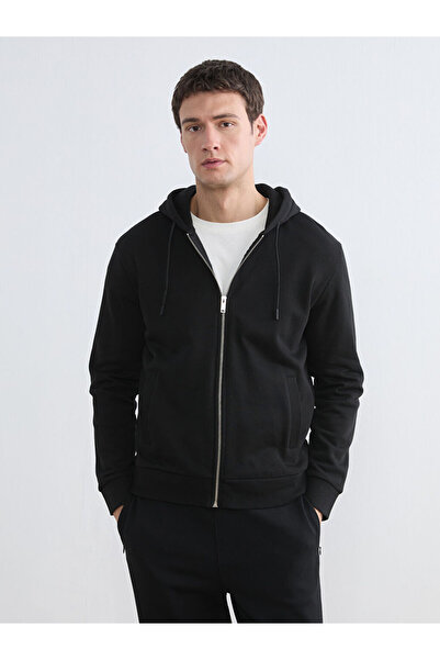 LC Waikiki Sparkling Choices from Shining Store Men's Hooded Zipper Sweatshirt
