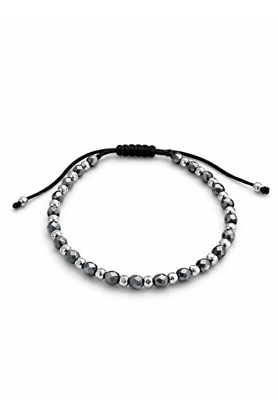 FELICELY 925 Silver Hematite Bracelet