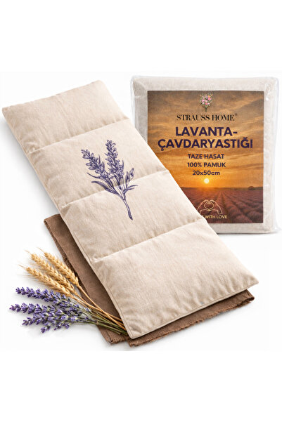 Strauss Lavantalı Çavdar Yastığı 800 g | Çıkarılabilir & Yıkanabilir Kılıf | ...