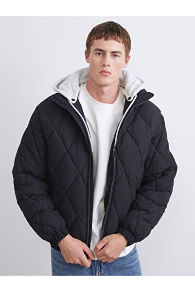 LC Waikiki Rmz Gi̇yi̇m Farkiyla Standardfit Hooded Men's Puffer Jacket