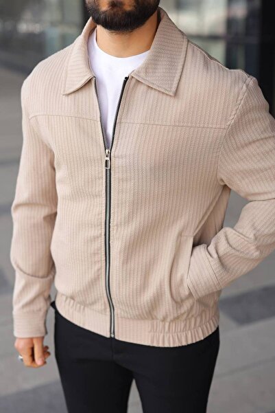 Helen Goods سترة موسمية للرجال من القماش المحبوك للموسم الجديد