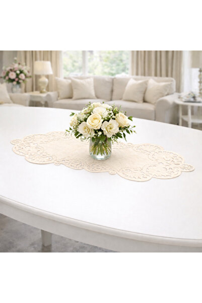 Diva Home Velvet Laser Pattern Cut Runner 100X33