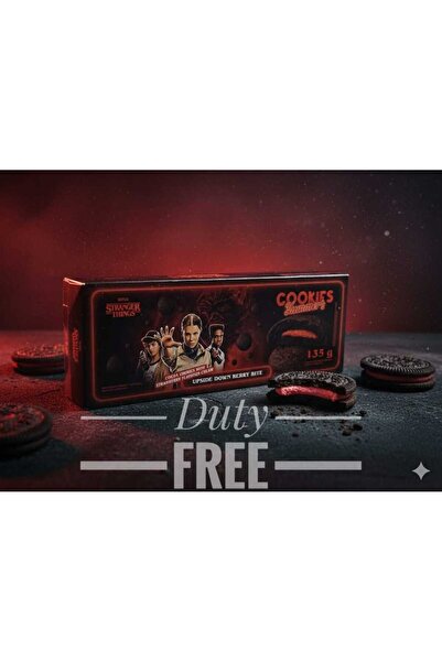 hijazigroup Yummer'ın Stranger Things "Ters Yüz Meyveli Kurabiye" 135gr