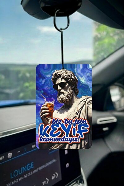 PROMOSYONİK Biz Bu İşin Keyif Kısmındayız Tasarımlı Oto Kokusu