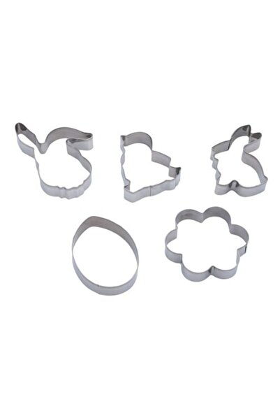 bebelyno Forme metalice pentru biscuiți, bebelyno®, pentru Paște, 5 bucăți