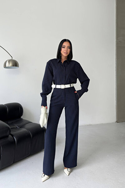 Sorridi Striped Shirt and Pants 2-Piece Set