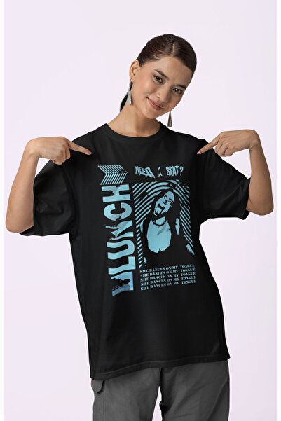 SEVBANO Design Billie Eilish Lunch Printed Unisex Oversized Singer Hoodie