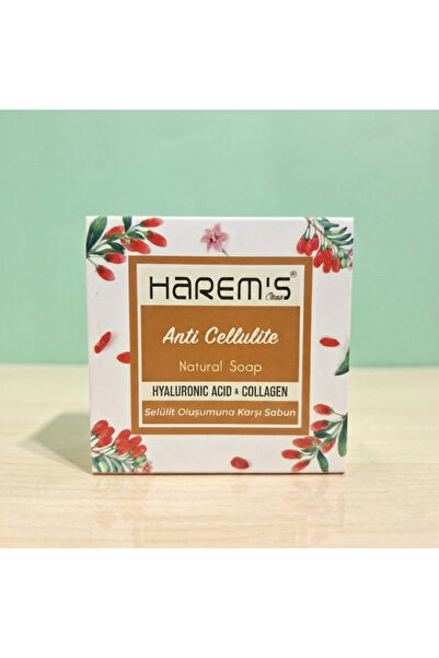 HAREM'S Natural Soap Against Cellulite Formation 120Gr (Contains Hyaluronic A...