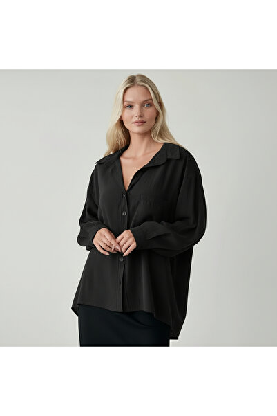 Cistern İstanbul Women's Pocket Detailed Shirt