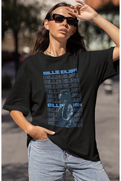 SEVBANO Design Billie Eilish Printed Unisex Oversize Singer T-Shirt