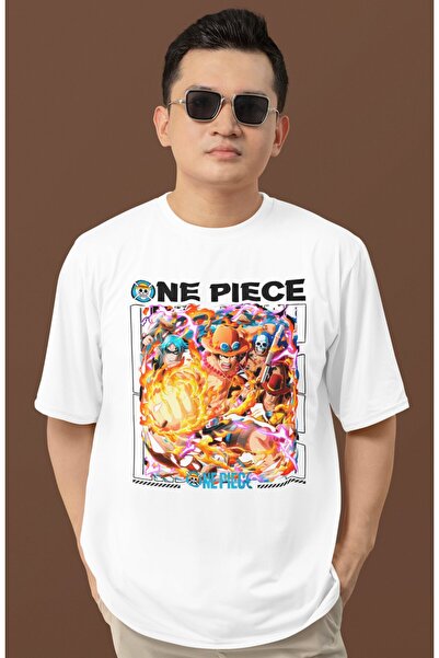 SEVBANO تي شيرت مونكي دي لوفي ون بيس مطبوع عليه شخصيات من مسلسل الأنمي للجنسي...