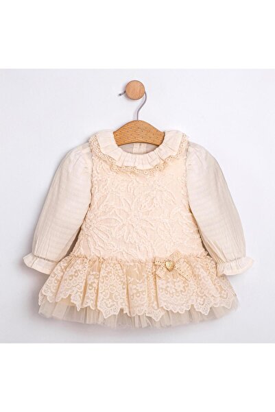 ministok Maysa Lace Blouse and Gilet Baby Girl Set