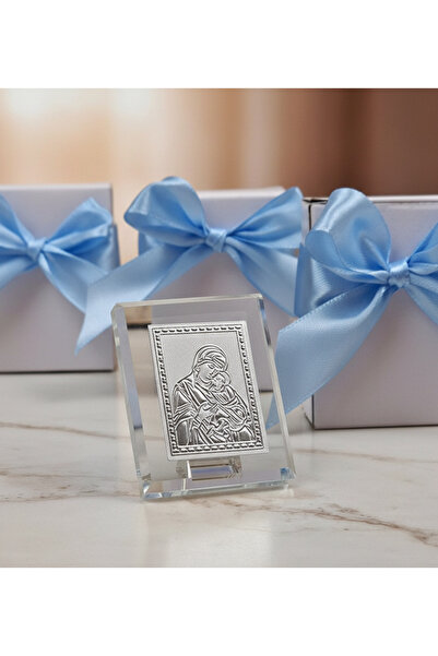 Invitatii Originale Iconita Maica Domnului BLUE - SET 10 buc