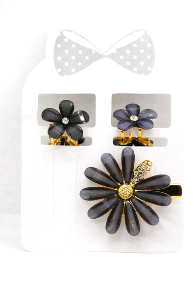 MakeWell Lotus Flower Design 3-Piece Snap Fasteners and Clasp Buckle Sets