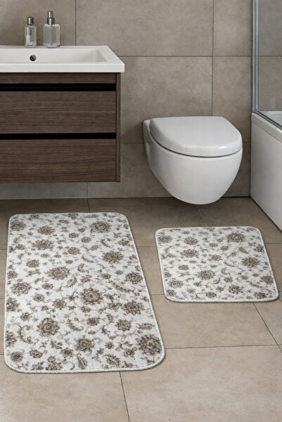 MUK's Non-Slip Base, Washable, Dust and Stain Resistant, Set of 2 Toilet Seat...