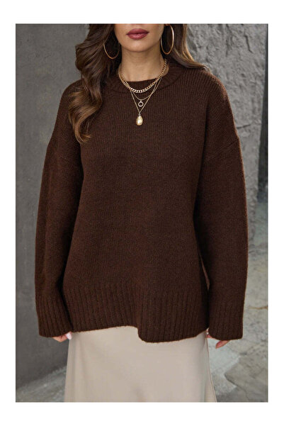 Trend Marfa Women's Crew Neck Knitwear Sweater