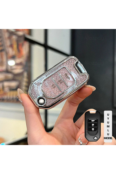 Alazpay Za Honda Civic Accord CR-V HR-V 3-dugmasti Bright Diamond kroj TPU kl...