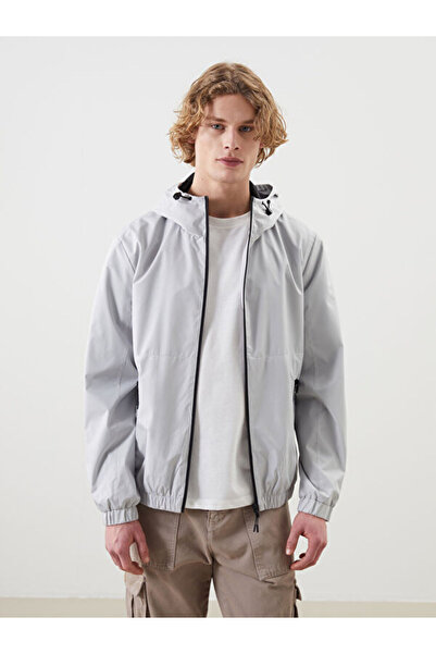 LC Waikiki Rmz Gi̇yi̇m Farkiyla Standardfit Hooded Men's Raincoat