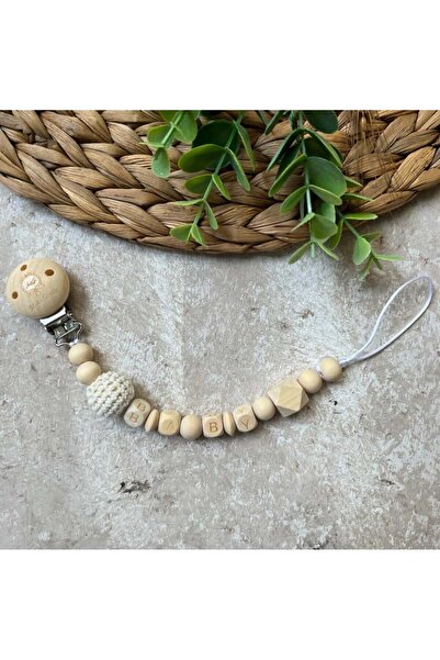 Generic Silicone pacifier clip with crochet