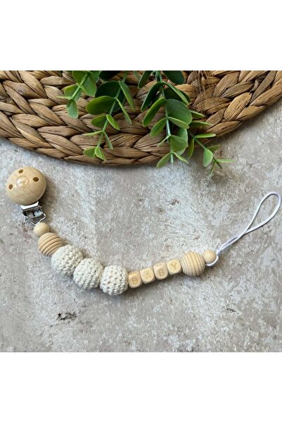 Generic Silicone pacifier clip with crochet