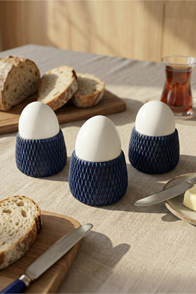 Noldor Zeno Decorative Poached Egg Set |   3-Pack - Navy Blue