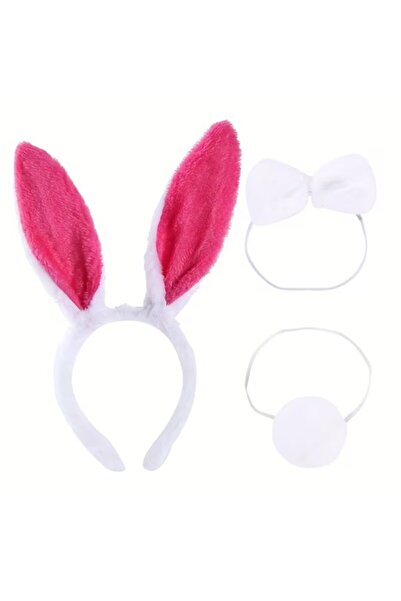 ForWhat Σετ 5 ΤΕΜ. Φούξια Φούστα Τούτου με Κορώνα Παπιγιόν και Πομπόν για Γρα...