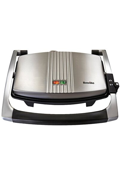 Breville Σάντουιτς Panini VST025X-01, 1000 W, Placi antiaderente, Negru/Inox