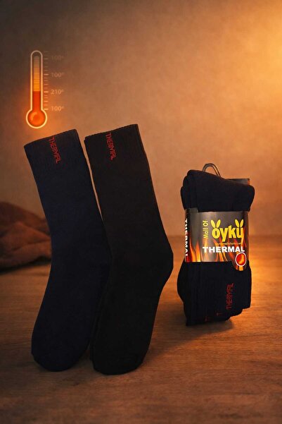 Valmira Men's Winter Thermal Terry Socks – Cold-Resistant, Soft Textured 2 Pa...