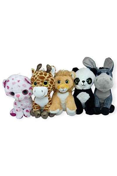 Lisinya ZH78721 - حيوانات محشوة 25 سم 5 موديلات (ليسينيا) تايجو