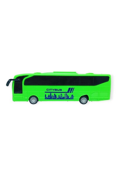 Lisinya Rubberized Tour Bus - 23 cm - Green (Lisinya)