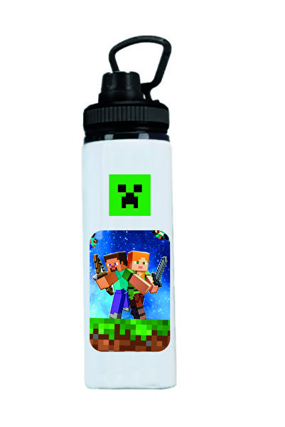 DKDZ SHOP Baskılı Metal Suluk 800ml.