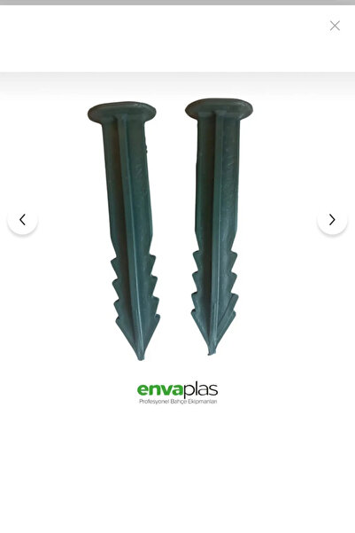 Ulusoy Botanik / Çim Ayırıcı Çivisi / 100 Adet 15cm Çim Sınırlayıcı Kazığı