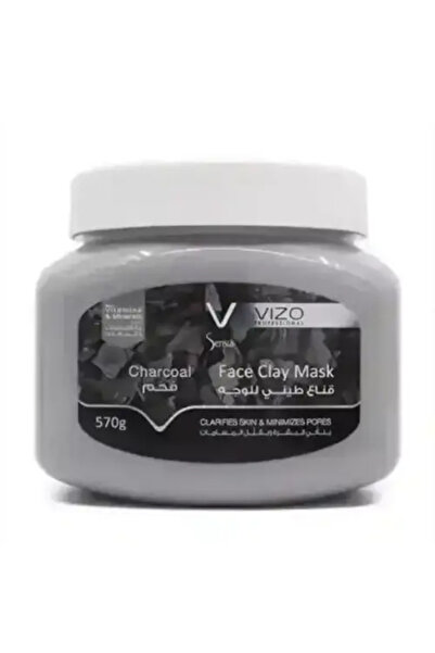 Vizo Clay Mask for Face to Purify Skin and Reduce Pores with Charcoal
