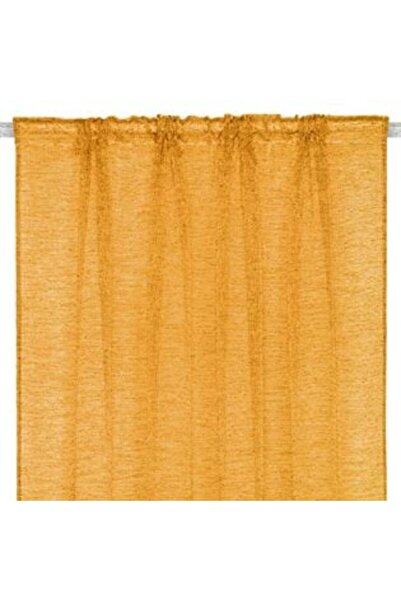 OEM Decorative Curtain with Mustard Yellow Band 2 x 140 x 260 cm