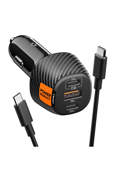 Spigen Încărcător auto USB, încărcare rapidă tip C, 113W