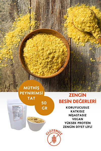 Mikro Herküller Glutensiz Besin Mayası 50 gr/ Vegan/Katkısız